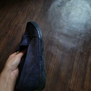 Navy Blue Casual Slip-On Shoes