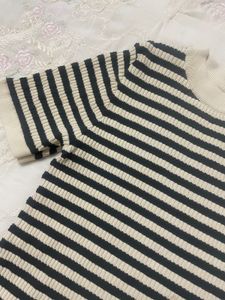 Striped Knit Top