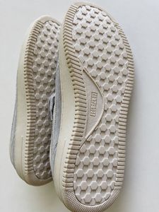 Stylish Grey &amp; White Sneakers