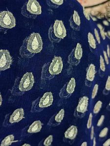 Dark Brinjal Colour Saree