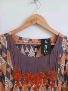 Thread Work Embroidery Kurta