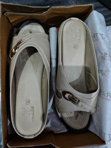 Elegant Beige Slip-On Sandals