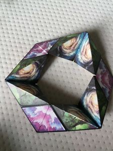 Galaxy-Themed Paper Sculpture Toy puzzle 1pc