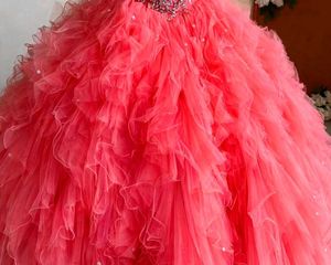 ✨👗 Coral Pink Princess Ball Gown 👑