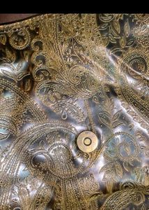 *price reduced*Vintage Tooled Paisley Handbag