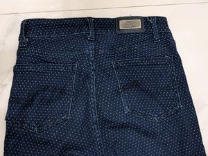Classic Polka Dot Skinny Jeans