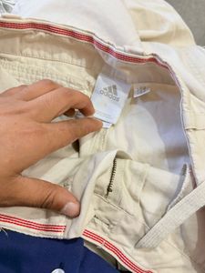 Adidas light beige Cargo Pants