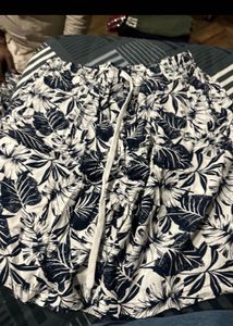 Free Size Unisex Floral Print Shirt &amp; Shorts Set