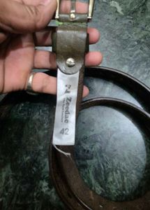 New Women's Green Embellished Leather Belt