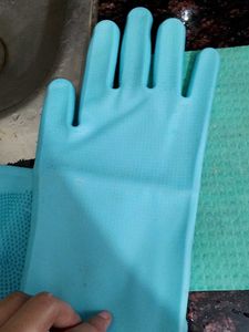 Durable Silicone Scrubbing Gloves freebie 🎁