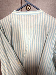Striped Button-Up Shirt