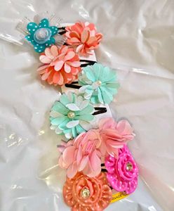 🔥 MEGA SALE OFFER 🔥Cute Flower Hair Clips Set