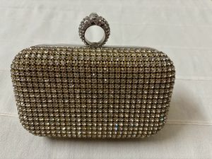 Rhinestone Studded Clutch
