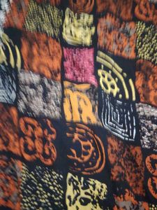 Stylish Black Kurta with Printed Panel