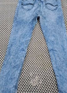 Acid Wash Denim Jeans