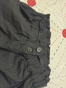 Cute Black High-Waisted Shorts