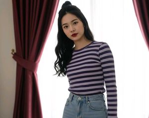 Striped Long Sleeve Top