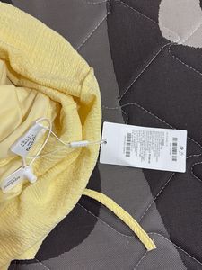 Yellow midi dress