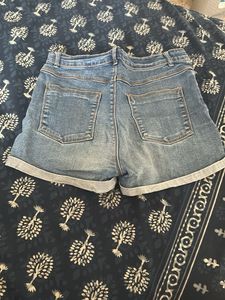 Classic Blue Denim Shorts