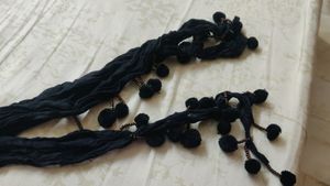 STOLE With Beads And Pom On It's Ends.