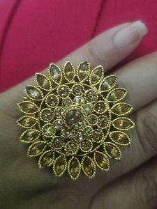 Exquisite Kundan Statement Ring