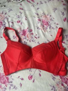 Vibrant Red Bra