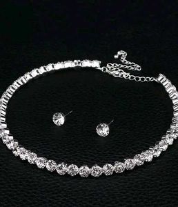 American Diamond Jewelry Set