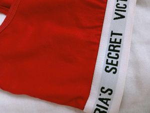 Red Victoria's Secret Bra