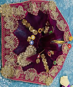 Laddu Gopal Fancy Net Dress Size 6,7,8 Only 1 Dres