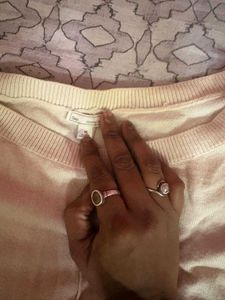 Cream Long Sleeve Knit Top