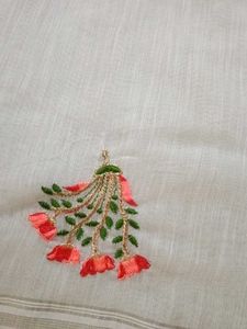 Embroidered saari