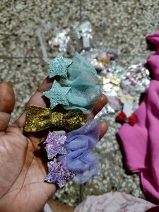 Sparkly Hair Clips Set