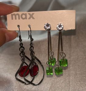 Max Brand Earrings Set of 2