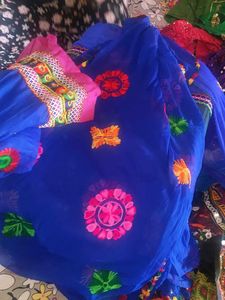 Vibrant Embroidered Ethnic Skirt