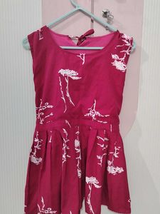 Cute Floral Dress type short kurti