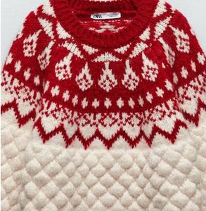 ZARA Unisex Festive Christmas Knit Pullover