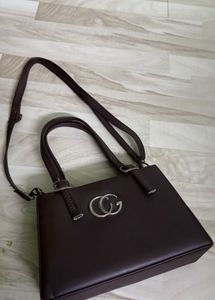 Stylish Dark Brown Handbag