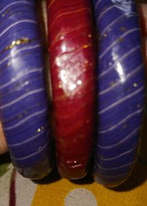 Set of 3 Colorful Jaipur Bangles