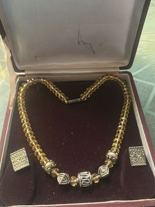 Elegant Beaded Necklace &amp; Earring Set