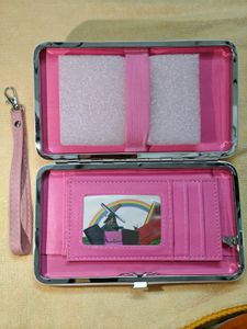 Combo Of Hand Bag &amp; Pink Clutch