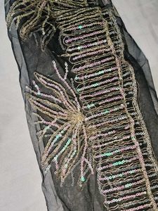 Sparkling Black Kurta with Sequins