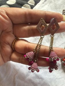Dangling Jhumka Earrings