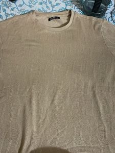 Zudio Textured Casual T-Shirt