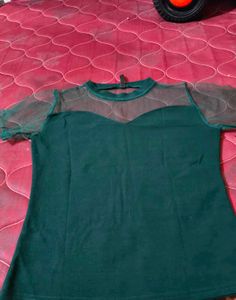 New dark green top upto xl size