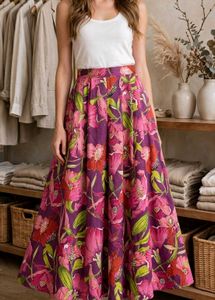Bohemian Floral Devider Skirt