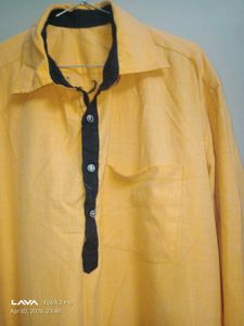 Men's Peach Kurta