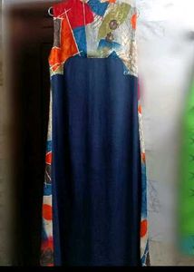 Red and blue beautiful long kurti for girls an
