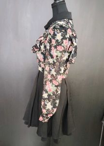 Chic Floral Print Dress