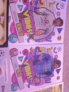 Collection of Football Trading Cards