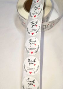 Thank You Stickers 50 pieces for Small Business